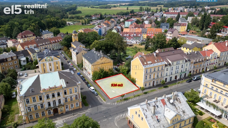 Prodej pozemky pro komerční výstavbu, 526 m² - Františkovy Lázně