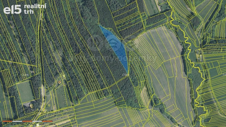 Prodej lesy, 47 352 m² - Loučka