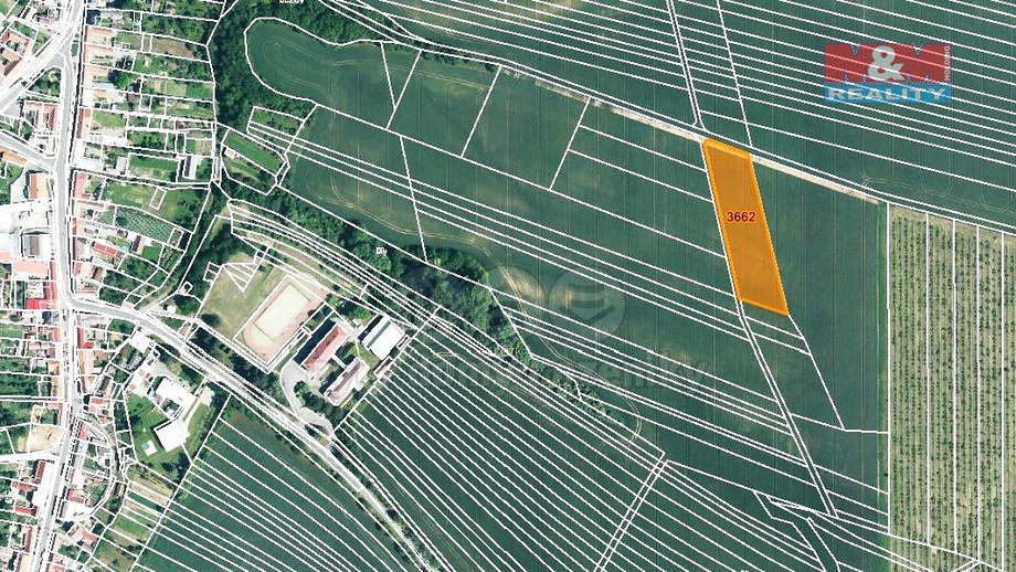 Prodej pole 1 462 m², Ježov