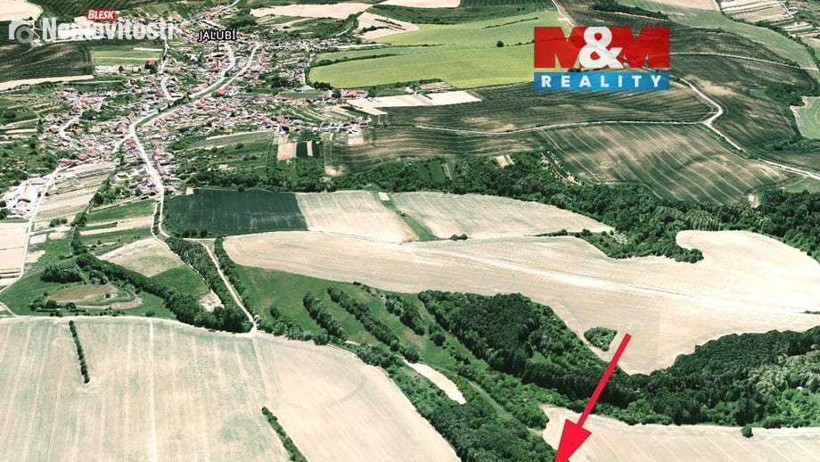 Prodej louky 1 189 m², Jalubí