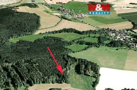 Prodej lesa 1 468 m², Dlažov