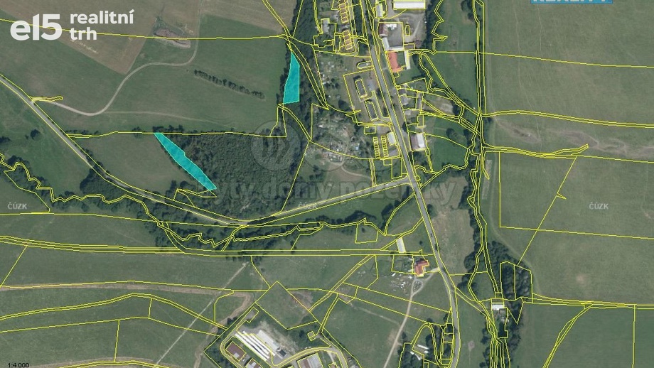 Prodej lesy, 3 800 m² - Břidličná - Vajglov