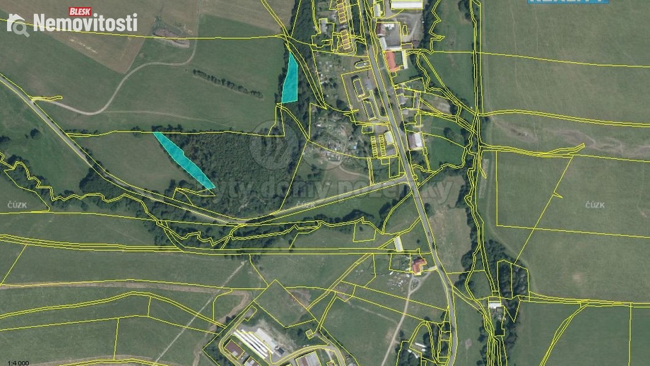 Prodej lesa 3 800 m², Břidličná - Vajglov