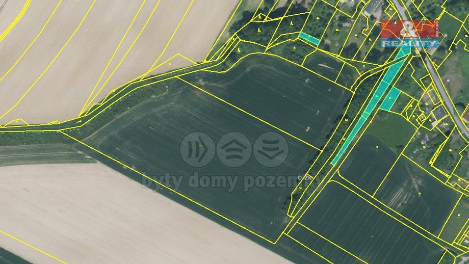 Prodej zahrady 1 867 m², Bohušov