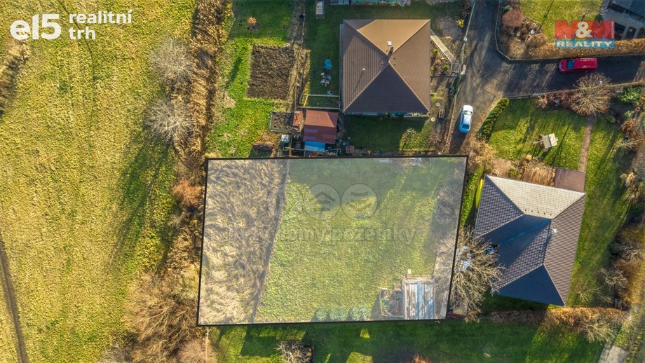 Prodej pozemky pro bydlení, 983 m² - Kostelec nad Labem