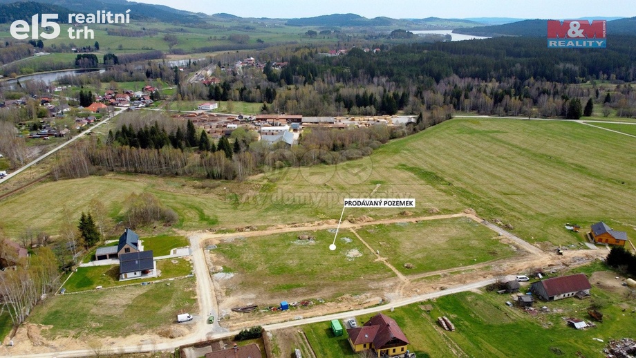 Prodej pozemky pro bydlení, 1 550 m² - Nová Pec - Dlouhý Bor