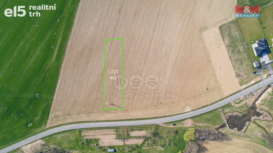Prodej pozemky pro bydlení, 1 721 m² - Šumvald