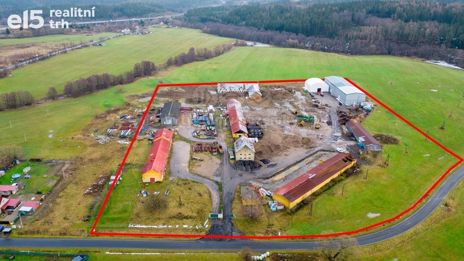 Prodej pozemky pro komerční výstavbu, 12 394 m² - Kynšperk nad Ohří - Zlatá