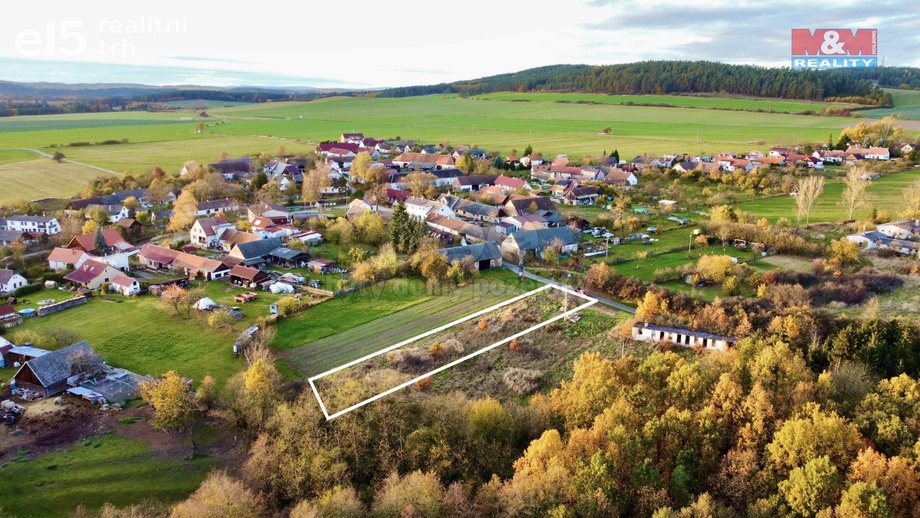 Prodej pozemky pro bydlení, 1 331 m² - Slabčice - Písecká Smoleč