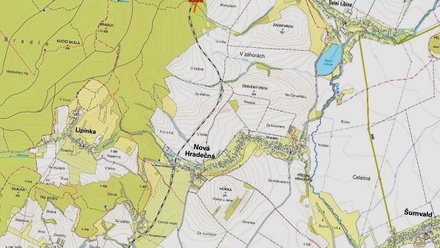 Prodej lesa 5 346 m², Nová Hradečná