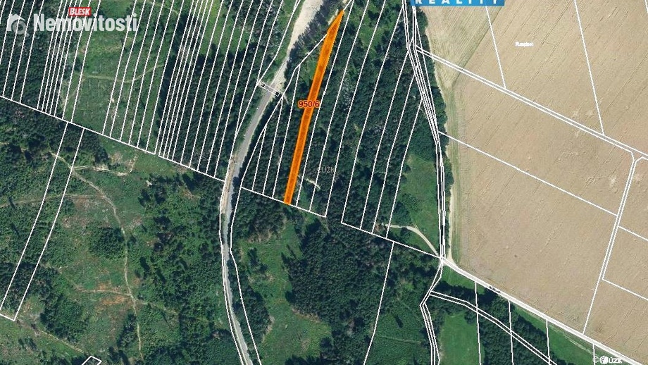 Prodej lesa 5 346 m², Nová Hradečná