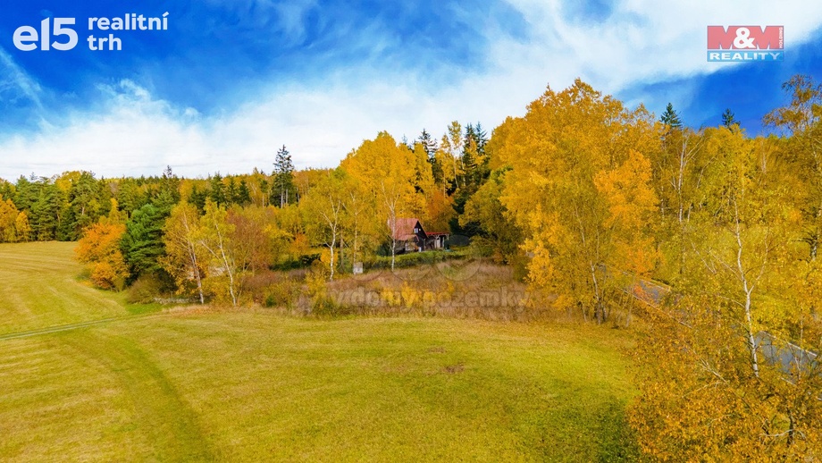 Prodej pozemky - trvalý travní porost, 1 072 m² - Krsy