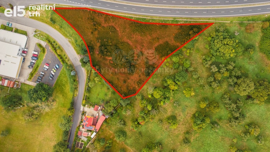 Prodej pozemky pro komerční výstavbu, 4 612 m² - Dalovice - Všeborovice