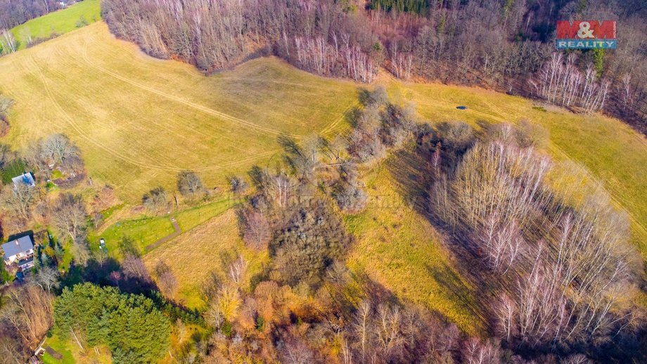 Prodej pozemky - trvalý travní porost, 3 251 m² - Žandov - Radeč