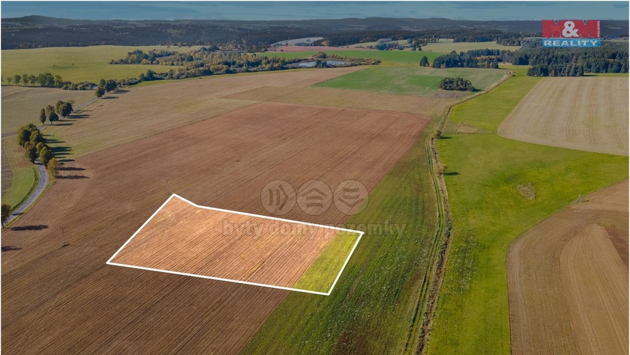 Prodej zemědělská půda, 4 533 m² - Krásné Údolí