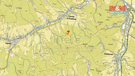 Prodej lesa 8 758 m², Lhota u Vsetína