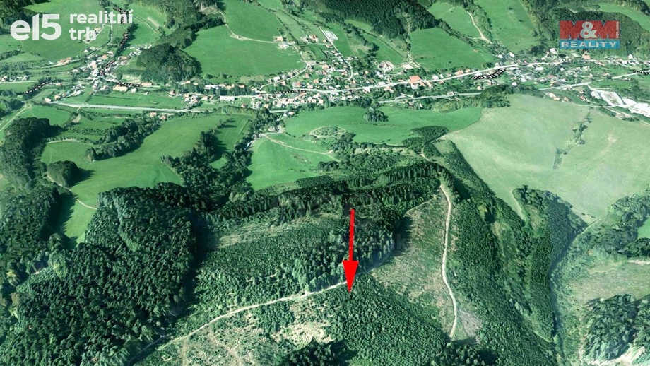 Prodej lesy, 8 758 m² - Lhota u Vsetína