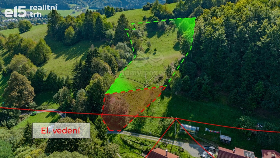 Prodej pozemky pro bydlení, 7 015 m² - Halenkov
