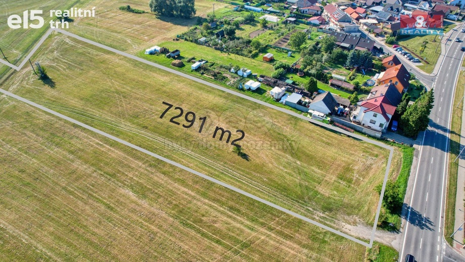 Prodej pozemky pro bydlení, 7 291 m² - Tlumačov
