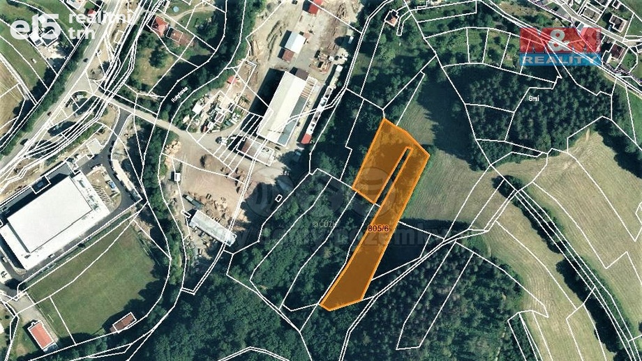 Prodej pozemky - trvalý travní porost, 5 327 m² - Lhota u Vsetína
