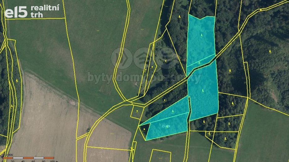 Prodej lesy, 14 550 m² - Horní Studénky