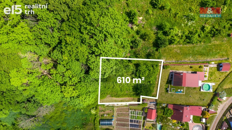 Prodej pozemky - zahrady, 610 m² - Ryjice