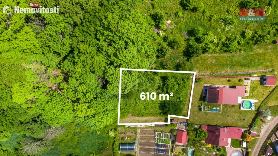Prodej zahrady 610 m², Ryjice