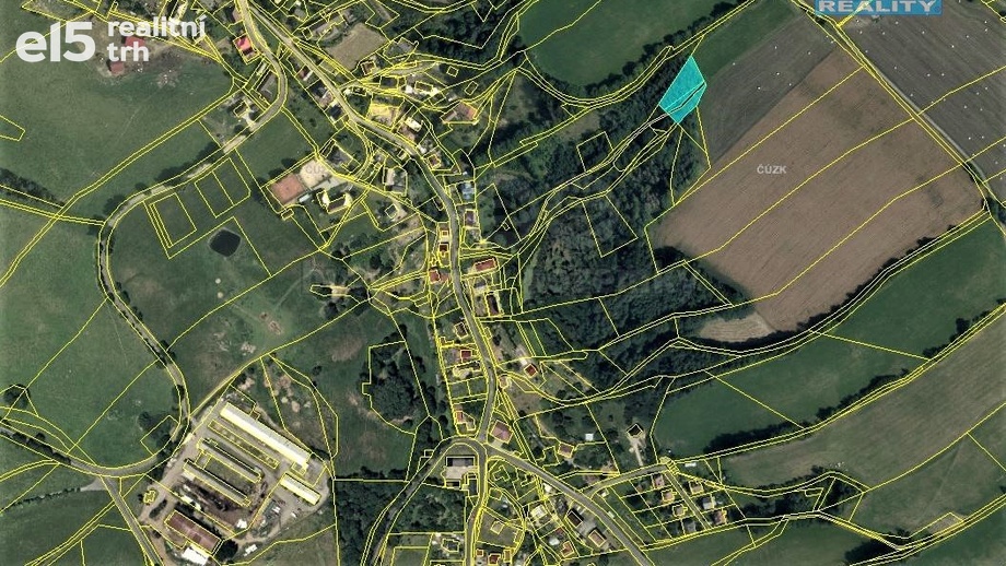 Prodej pozemky - trvalý travní porost, 1 864 m² - Horní Studénky