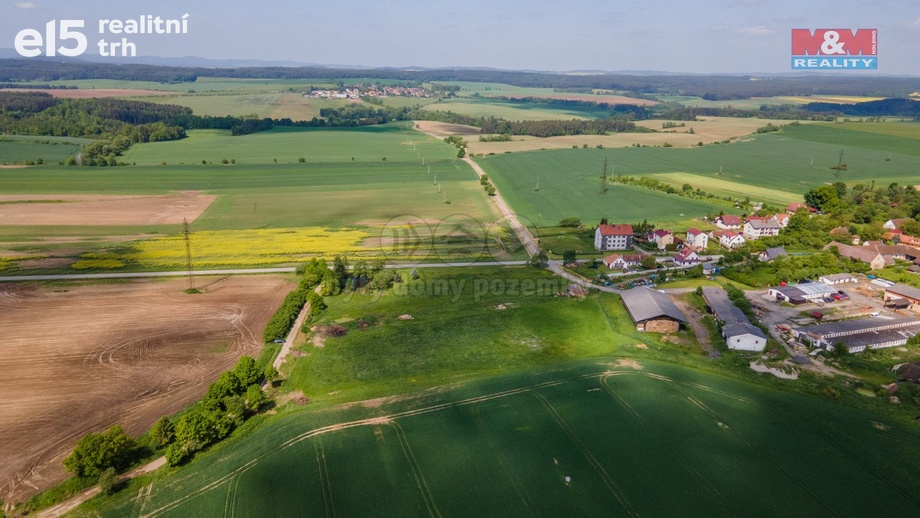 Prodej pozemky pro bydlení, 2 191 m² - Bechyně - Senožaty