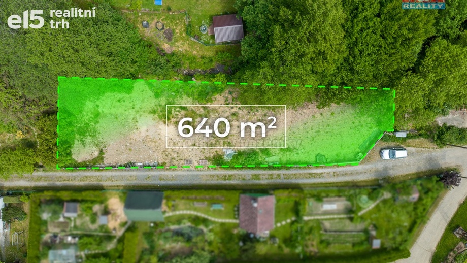 Prodej pozemky - zahrady, 640 m² - Vsetín - Rokytnice