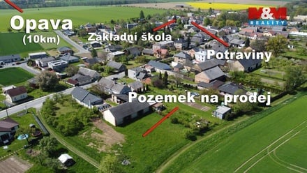Prodej stavebního pozemku 1 100 m², Holasovice
