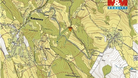 Prodej lesa 2 062 m², Koberovy