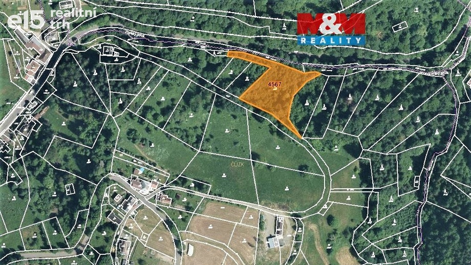 Prodej lesa 3 547 m², Koberovy