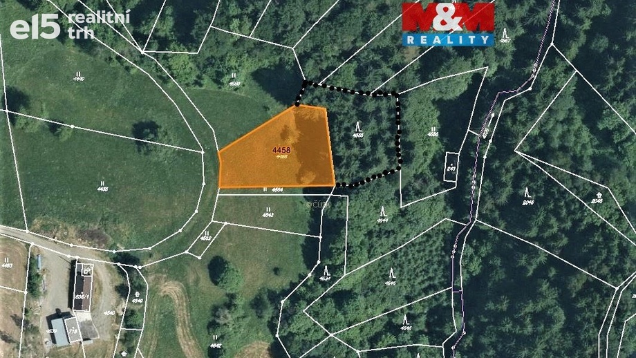 Prodej lesa 2 693 m², Koberovy