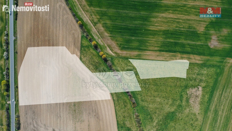 Prodej pole 72 181 m², Útušice - Robčice
