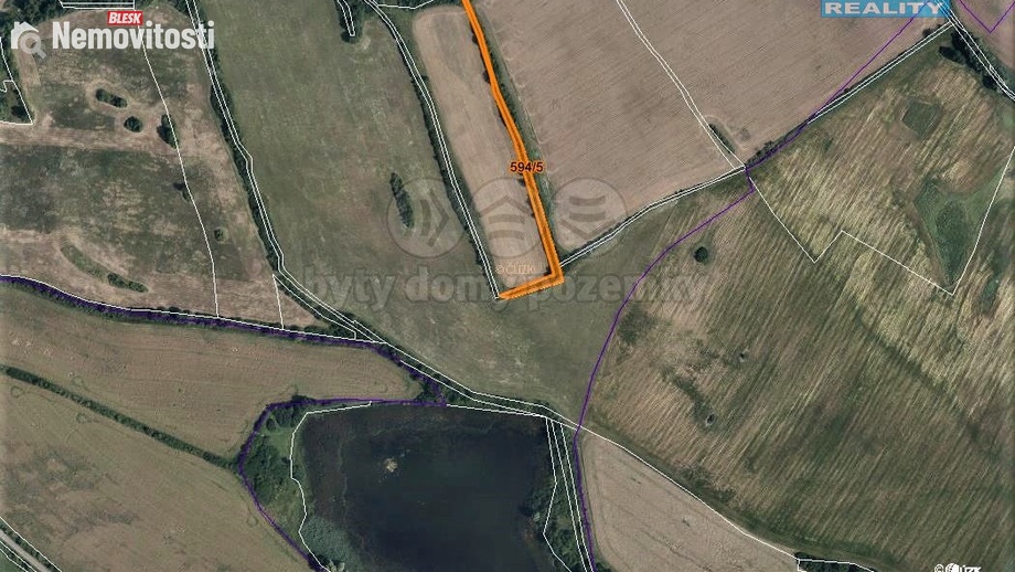 Prodej louky 2 645 m², Mašťov