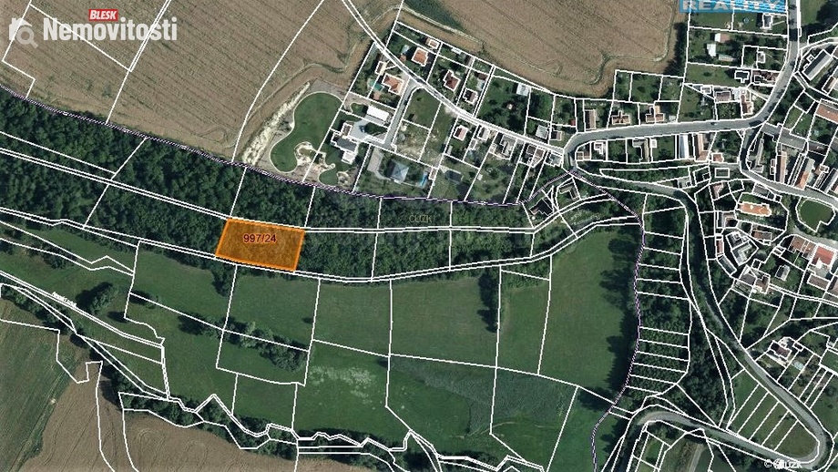 Prodej louky 2 985 m², Skuteč