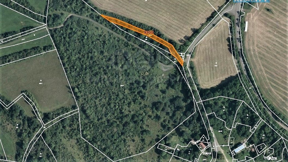 Prodej lesa 1 300 m², Mašťov