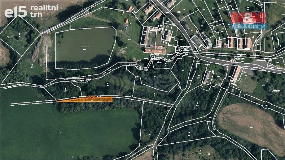 Prodej pozemky - zahrady, 553 m² - Mašťov - Dobřenec