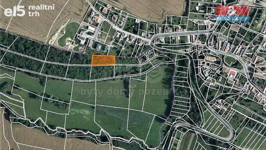 Prodej pozemky - trvalý travní porost, 1 888 m² - Skuteč