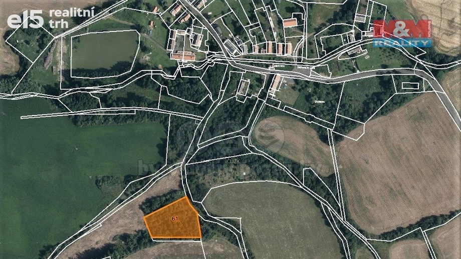 Prodej lesy, 4 840 m² - Mašťov