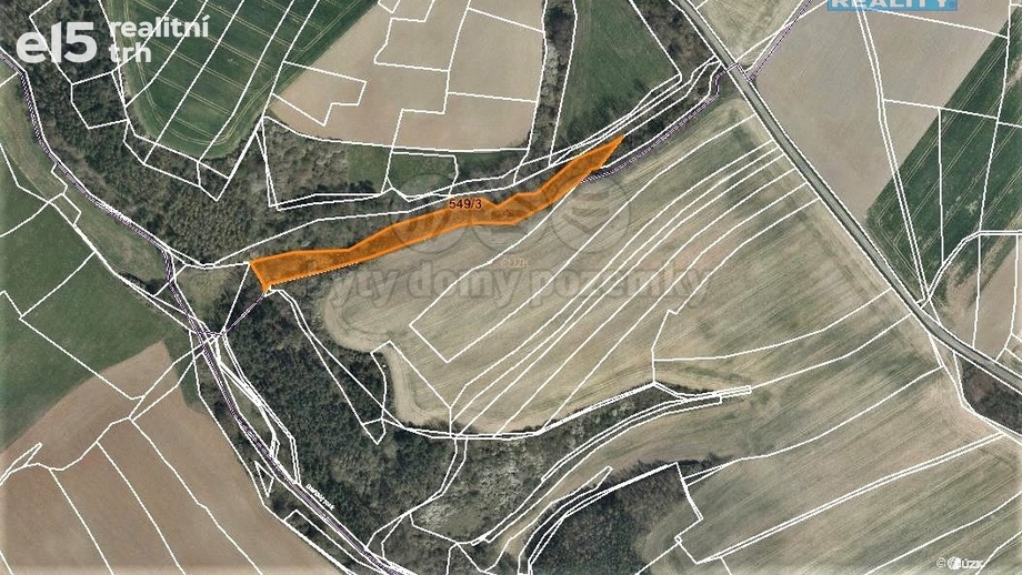 Prodej lesy, 4 593 m² - Dobříč