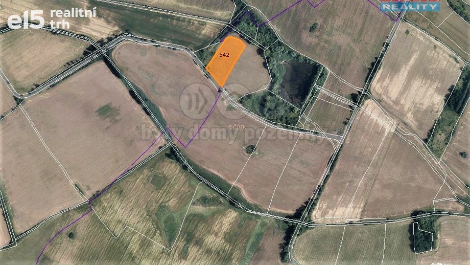Prodej zemědělská půda, 8 153 m² - Mašťov