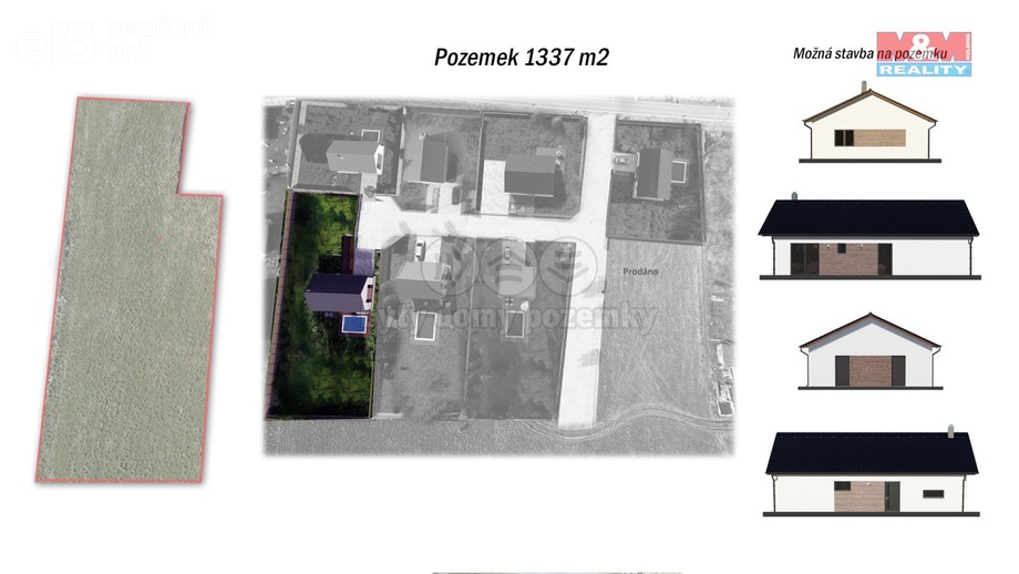 Prodej pozemky pro bydlení, 1 337 m² - Sedlčany - Sestrouň