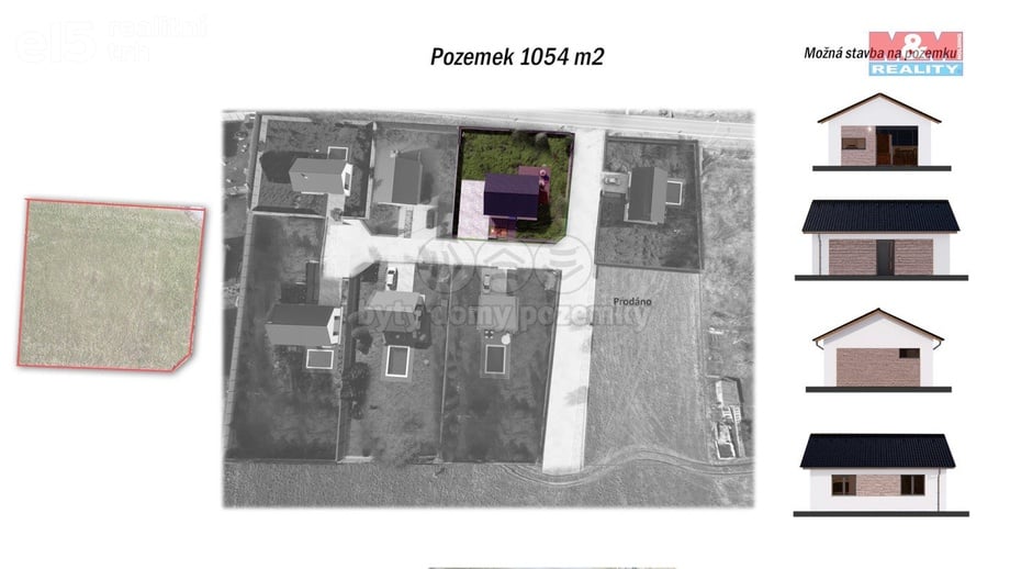 Prodej pozemky pro bydlení, 1 054 m² - Sedlčany - Sestrouň
