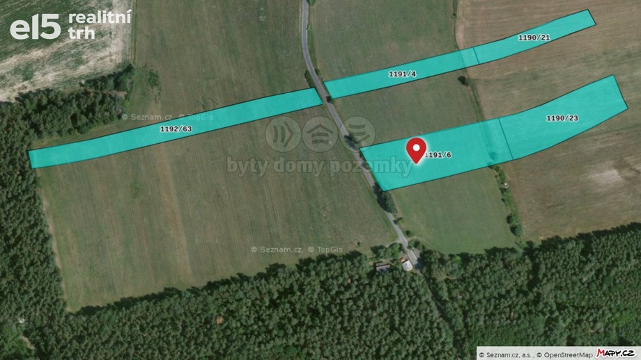 Prodej zemědělská půda, 28 248 m² - Líně