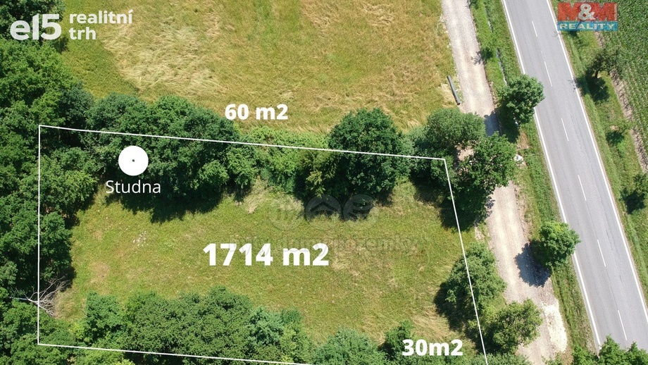 Pronájem pozemky - zahrady, 1 714 m² - Třeboň - Břilice