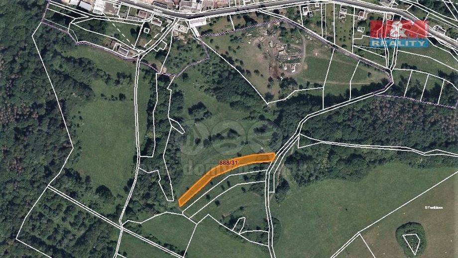Prodej louky 1 493 m², Valkeřice