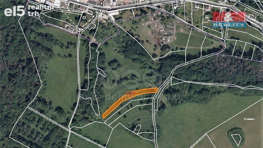 Prodej pozemky - trvalý travní porost, 1 493 m² - Valkeřice