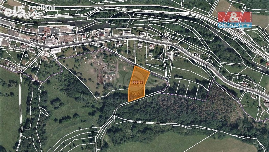 Prodej pozemky - trvalý travní porost, 2 833 m² - Valkeřice